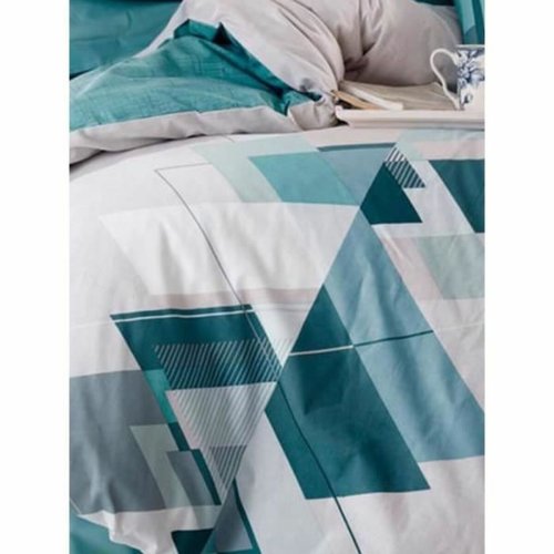 Tckslagsset Bl Vit 220 x 240 cm