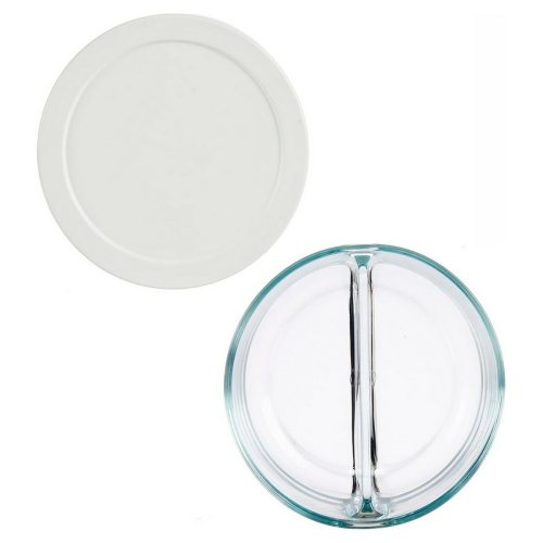 Lunchlda Pasabahce 530683-1113225 Vit Transparent Glas 2 Fack