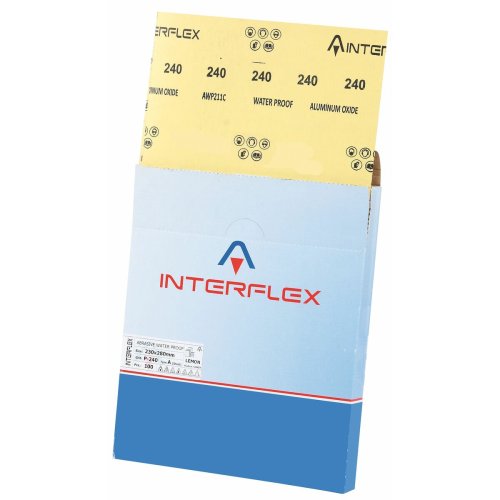 Skrskiva INTERFLEX 23 x 28 cm Aluminiumoxid 50 antal