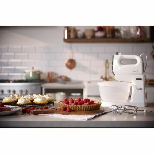 mixer-kndmaskinen med skl Philips HR3745/00 Rostfritt stl ABS