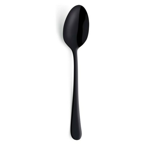 Set med skedar Amefa Austin Negro (12 pcs) Svart Metall (12 anta