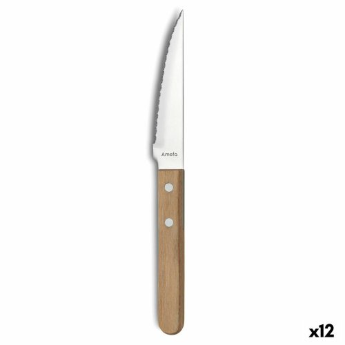 Kttkniv Amefa Pizza Bois Metall Tr (21 cm) (Pack 12x)