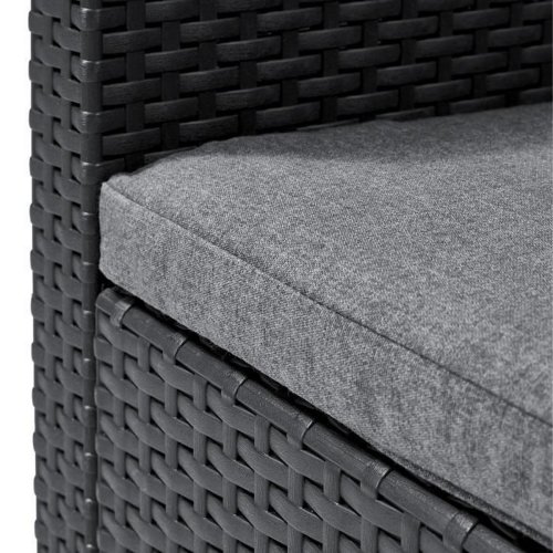 Trdgrdssoffa Allibert by KETER San Remo syntetisk rattan Mrkg