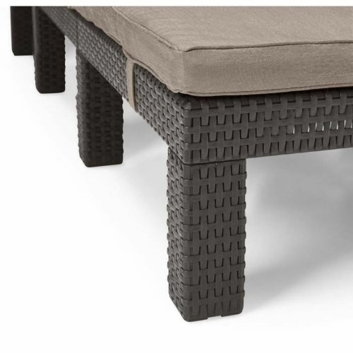 Ednyek Allibert by KETER Daytona 195 x 65 x 25,5 cm Brun
