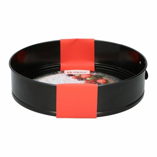 Kakform Alpina Slirsker Rund Svart Stl  28 x 6,7 cm