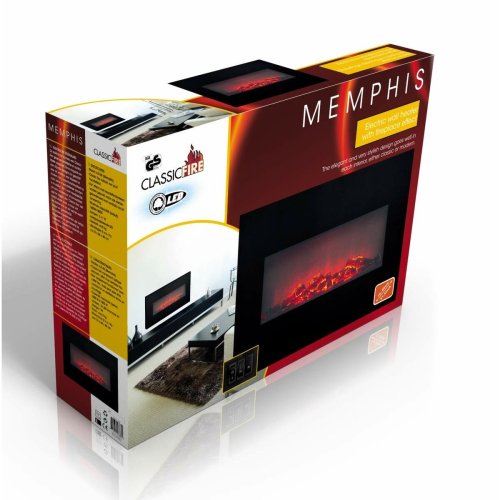 Dekorativ och elektrisk ppen spis fr vgg Classic Fire Memphis