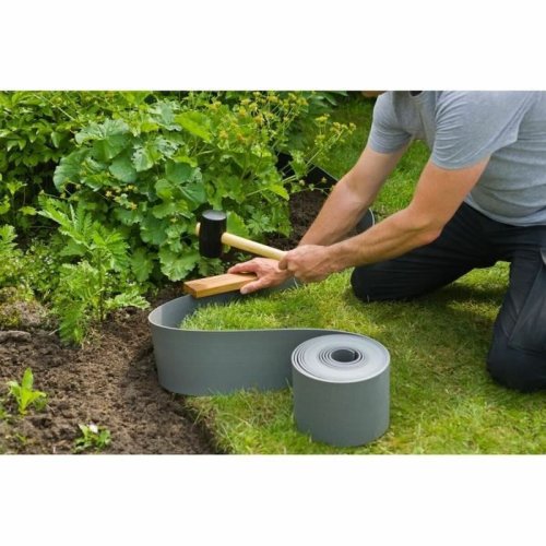 Tr�dg�rdsstaket Nature Gr� Polyetylen 7,5 cm x 10 m