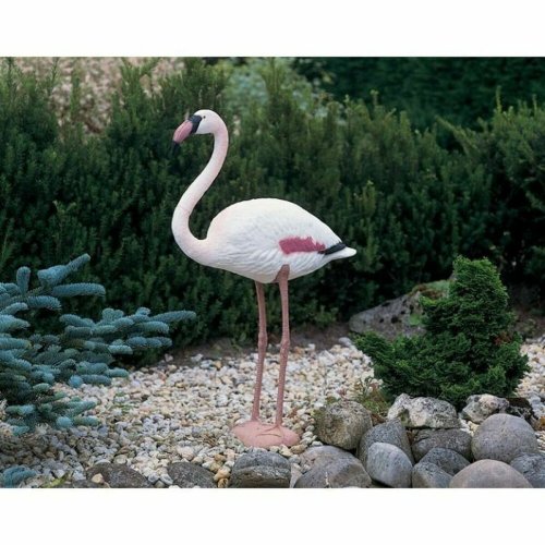 Dekorativ Trdgrdsfigur Ubbink Harts Rosa flamingo