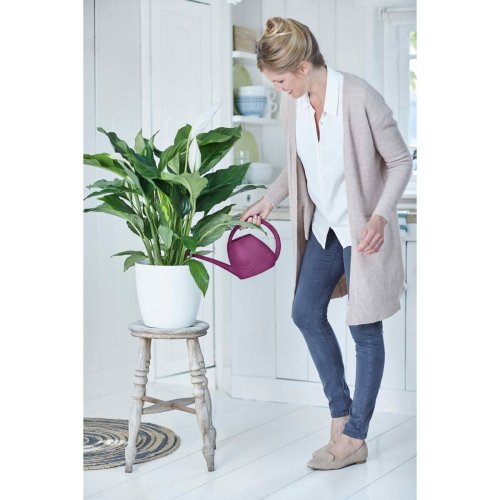 Kruka Elho Vit Plast Rund