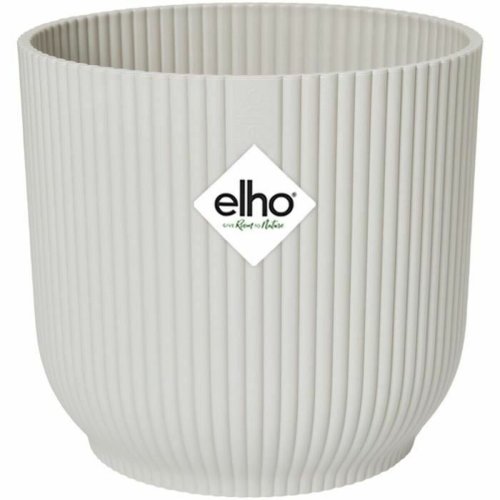 Kruka Elho    25 cm Rund Vit Plast