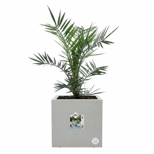 Kruka Elho Vit  39 cm Plast Fyrkantig Modern