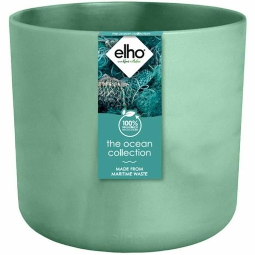 Kruka Elho  22 cm Grn Plast Rund Modern