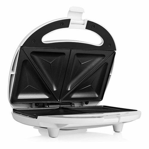 Non-stick smrgsgrill Tristar SA-3052 Sandwichera Vit Svart 750