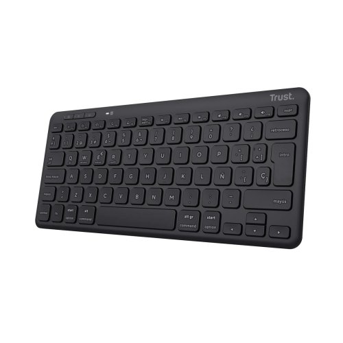 Trdlst Tangentbord Trust 25059 Svart Qwerty Spanska