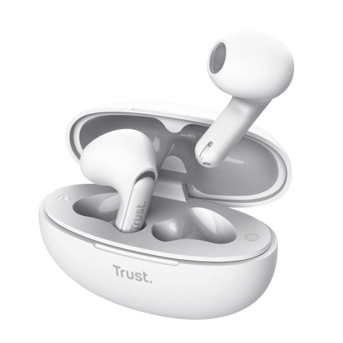 Ear Bluetooth hrlurar Trust Yavi Vit
