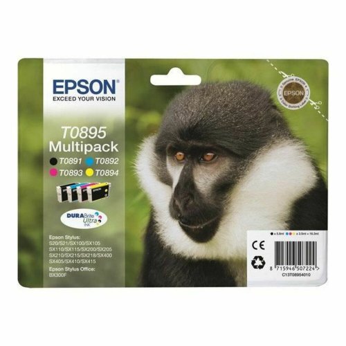 Original Blckpatron Epson Gul Svart Turkos Magenta