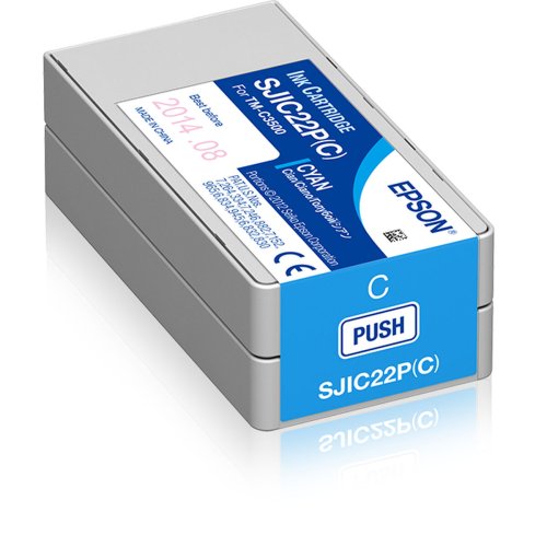 Original Blckpatron Epson SJIC22P Turkos