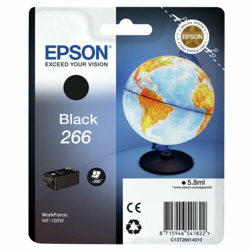 Original Bl�ckpatron Epson Singlepack Black 266 ink cartridge WF