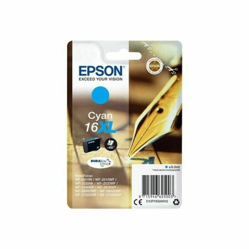Original Blckpatron Epson Cartucho 16XL cian Turkos (1 antal)