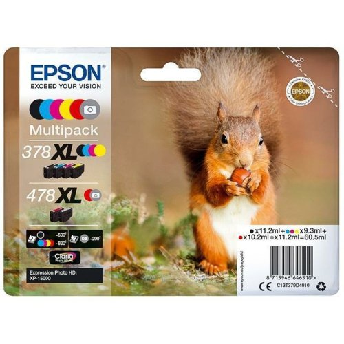 Original Blckpatron Epson Multipack 6-colours 378XL / 478XL Cla