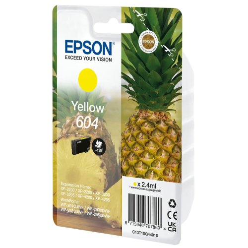 Original Bl�ckpatron Epson 604 Gul