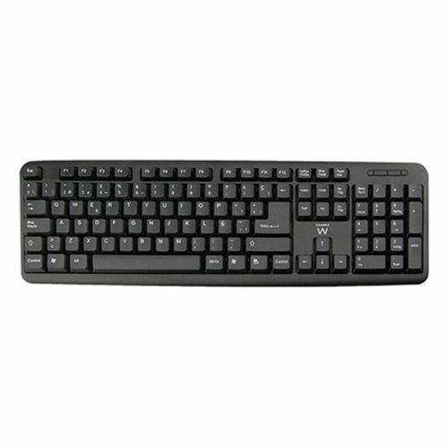 Tangentbord Ewent EW3109 PS/2 USB Svart