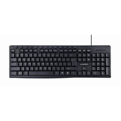 Tangentbord GEMBIRD KB-UM-107 Qwerty US Svart