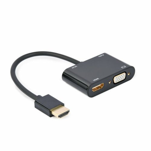 Adapter HDMI till VGA GEMBIRD A-HDMIM-HDMIFVGAF-01 (1 antal)