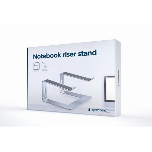 Vikbart och justerbart stativ fr brbar dator GEMBIRD NBS-D1-01