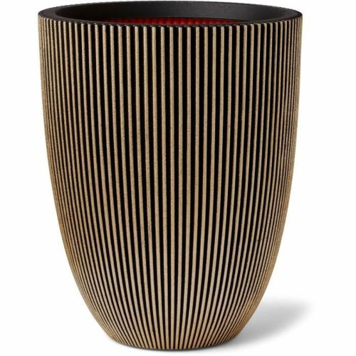 Kruka Capi Europe Gyllene Plast Rund  27 cm