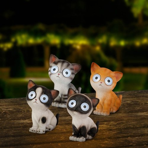 Solcellslampa Lumineo Katt