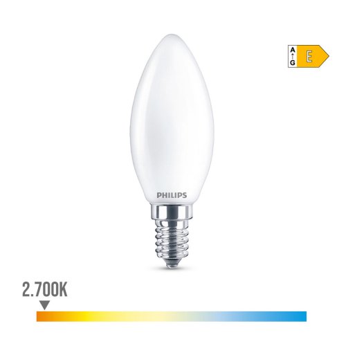 LED-lampa Philips Ljus E 6,5 W 60 W E14 806 lm 3,5 x 9,7 cm (270
