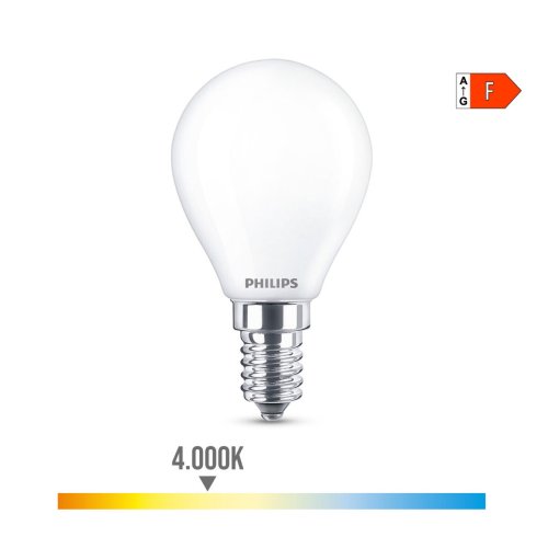 LED-lampa Philips F 40 W 4,3 W E14 470 lm 4,5 x 8,2 cm (4000 K)
