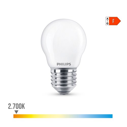 LED-lampa Philips F 40 W 4,3 W E27 470 lm 4,5 x 8,2 cm (2700 K)