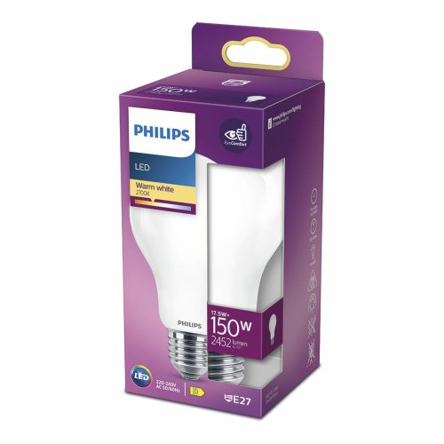 LED-lampa Philips D 150 W 17,5 W E27 2452 lm 7,5 x 12,1 cm (2700