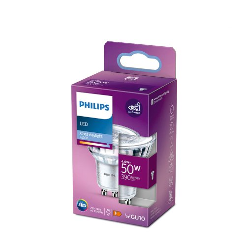 Dikroisk LED-lampa Philips F 4,6 W 50 W GU10 390 lm 5 x 5,4 cm (