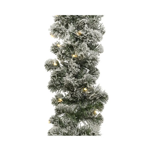 LED-krans Lumineo Imperial Snfall Varmvit 6,1 m 30 cm
