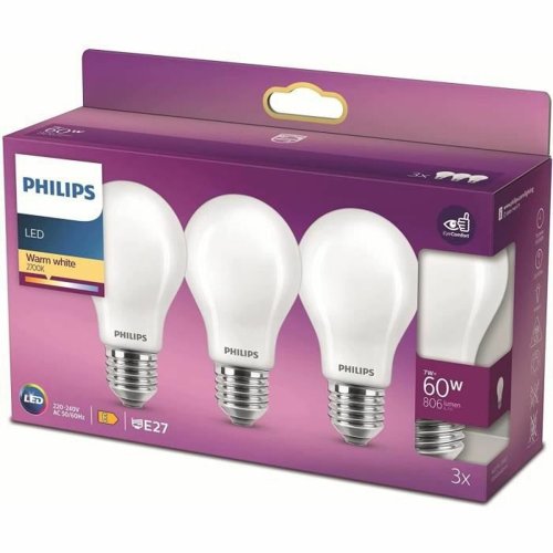 LED-lampa Philips Bombilla E 7 W 60 W 806 lm (2700k)