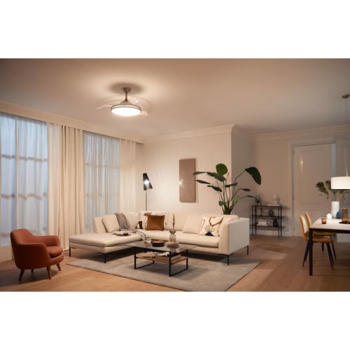 Takflkt med belysning Philips Atlas 35 W 28 W 4500 Lm ickel (27