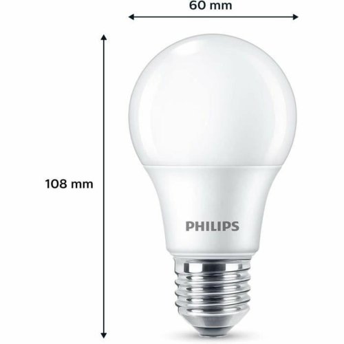 Sjlvlysande ledning Philips E27 F 8 W 60 W (2700 K)
