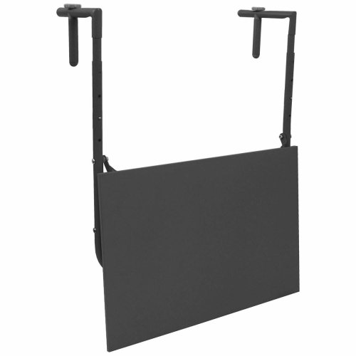 Hopfllbart bord fr balkong Ambiance Svart Mrkgr 60 x 43 cm