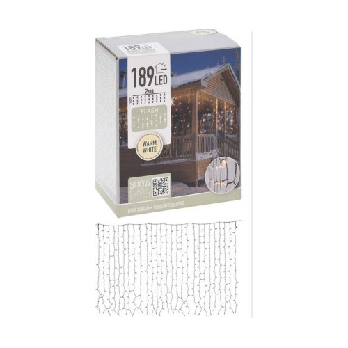 Gardinbelysning med LED H&S 2 X 0,7 M Multicolour