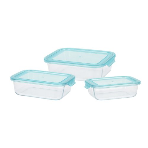 Lunchldor, set 3 Excellent Houseware Glas