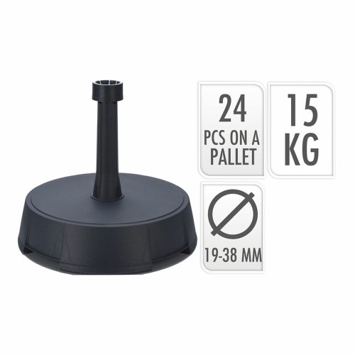 Parasollfot 15 kg Antracitgr