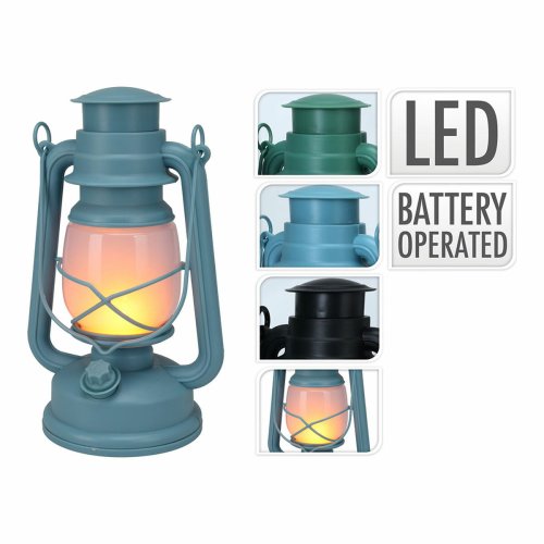 LED-lykta Lumineo Bl Grn Bl/Grn Aluminium 24,5 cm