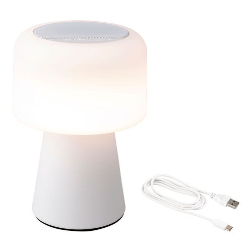 LED-lampa med Bluetooth-hgtalare och strdls laddare Lumineo 8