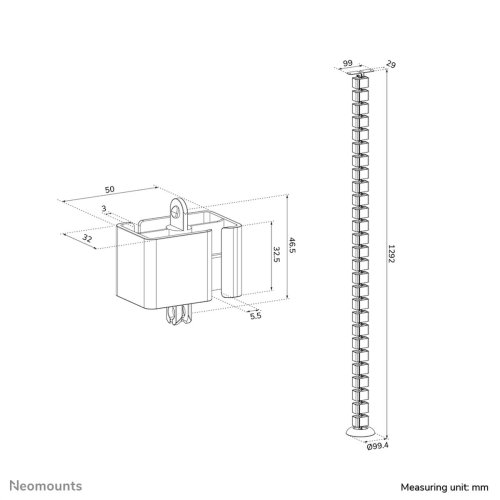 Reparationskit Neomounts ADS06-130BL