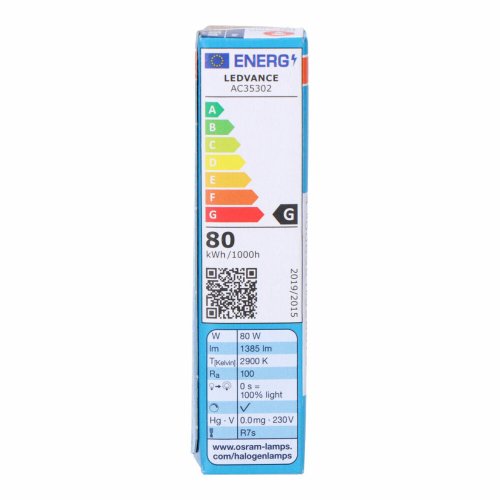 Halogengldlampa Osram Plusline ES Compact Linjr 80 W R7s 1400