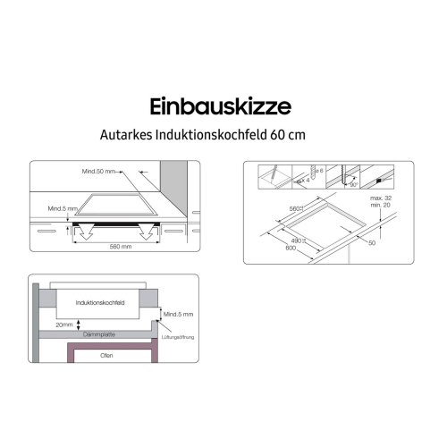 Induktionshll Samsung NZ64M3NM1BB 60 cm 7200 W