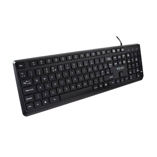 Tangentbord V7 KU350UK Svart QWERTY Qwerty UK
